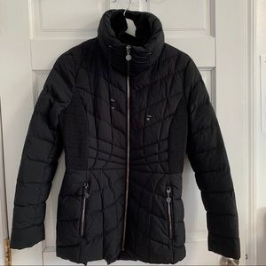 Bernardo black puffer coat